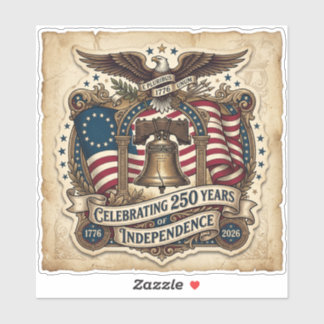 Pegatina El 250 cumpleaños de Estados Unidos