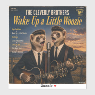 Pegatina El Álbum de los Hermanos Cleverly: una parodia