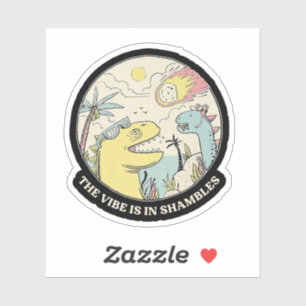 Pegatina El ambiente está en ruinas