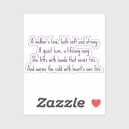 Pegatina El amor de una madre