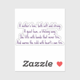 Pegatina El amor de una madre