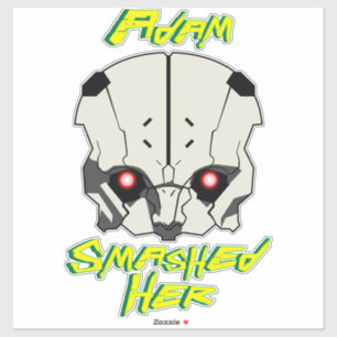 Pegatina el anime cyberpunk edgerunners adam smasher