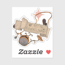 Pegatina El arcón de Mnemósine