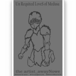 Pegatina el artista_awaynowE UR LoveS V12 gDrawing Horror