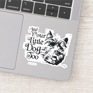 Pegatina El Asistente De Oz™   Y Tu Pequeño Perro Tambi