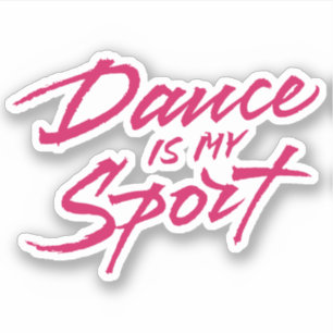 Pegatina El baile es mi deporte