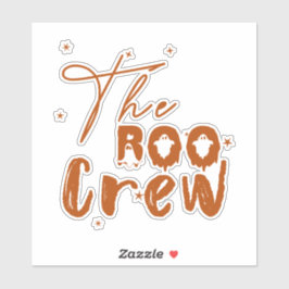 Pegatina El Boo de la Tripulación de Boo Halloween