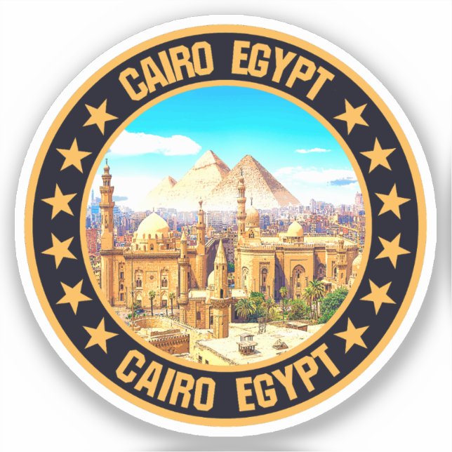 Pegatina El Cairo (Anverso)