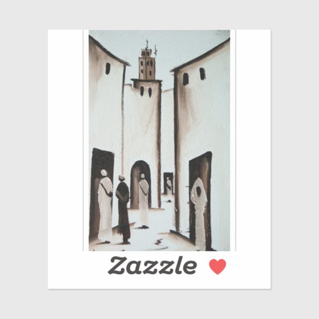 Pegatina El Cairo (Hoja)