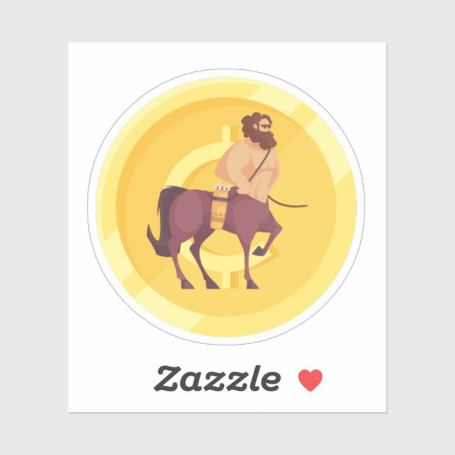 Pegatina El "CENTaur" (Hoja)