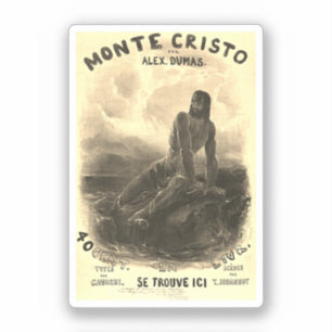 Pegatina El conde de Montecristo - añada