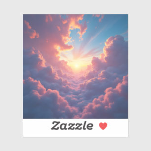 Pegatina El crepúsculo irrumpe - Vinyl cuadrado