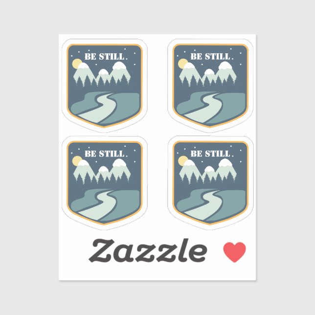 Pegatina El cristianismo sigue siendo (Hoja)