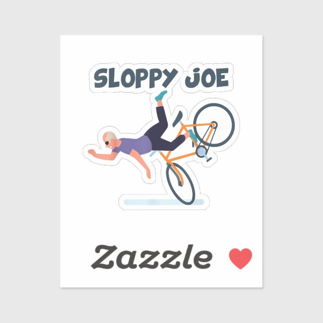 Pegatina El descuidado Joe Funny Biden Shiroppy Funn (Hoja)