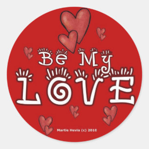 Pegatina el día de San Valentín (3)