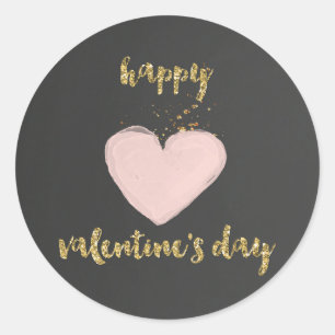 Pegatina El día de San Valentín de Chalkboard