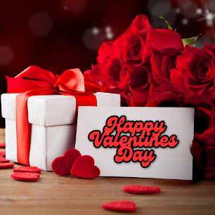 Pegatina El día de San Valentín rojo tipo EX GRAN hoja de P