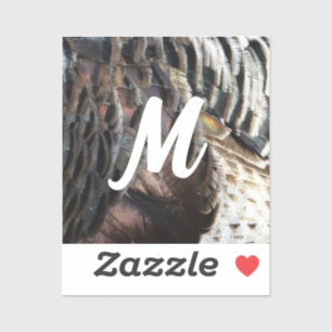 Pegatina El diseño de la naturaleza abstracta de las plumas