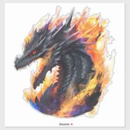 Pegatina El dragón