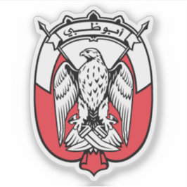 Pegatina El emblema de Abu Dhabi
