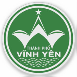 Pegatina El emblema de Thành PhæVĩnh Yên, Vietnam.