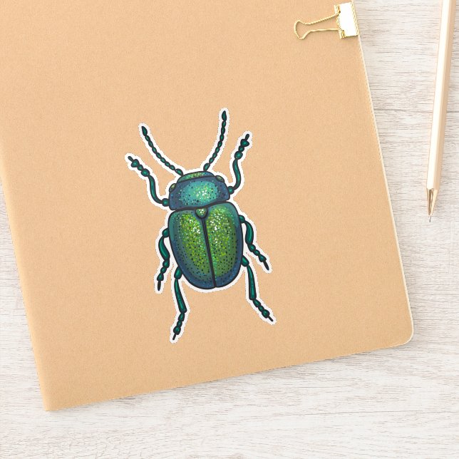 Pegatina El escarabajo tanco (Cuaderno)
