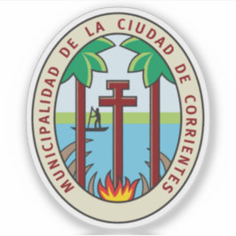 Pegatina El escudo de armas de Corrientes, Argentina