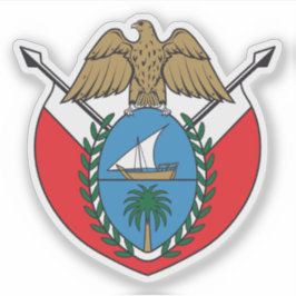 Pegatina El escudo de armas de Dubai