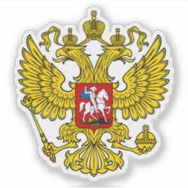 Pegatina El escudo de armas de Rusia