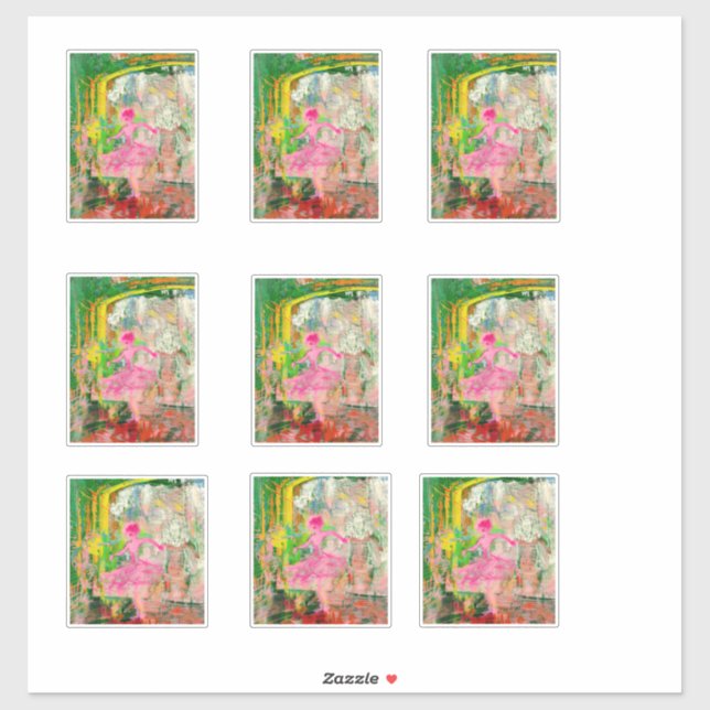 Pegatina El estalker - Neon Ballet Chaos (Hoja)