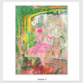 Pegatina El estalker - Neon Ballet Chaos