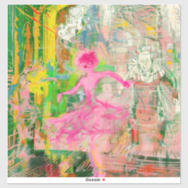 Pegatina El estalker - Neon Ballet Chaos