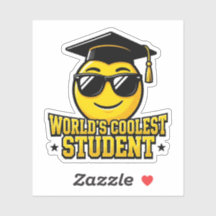 El Estudiante Más Genial del Mundo Emoji de Gafas 