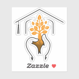 Pegatina El éxito está plasmado en un eslogan poderoso