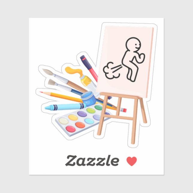 Pegatina El "fARTwork" (Hoja)