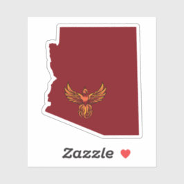 Pegatina El Fénix Mítico, Arizona