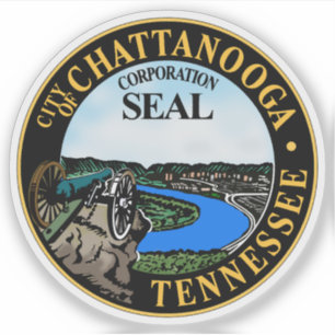 Pegatina El foco de Chattanooga, Tennessee