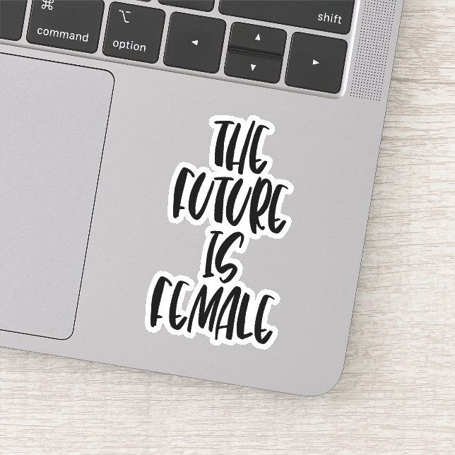 Pegatina El futuro es femenino (Detalle)