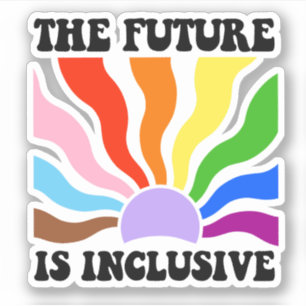 Pegatina El futuro es inclusivo