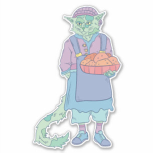 Pegatina El gato ladrón