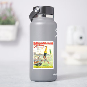 Pegatina El Gran Carnaval del Agua de la Isla Coney