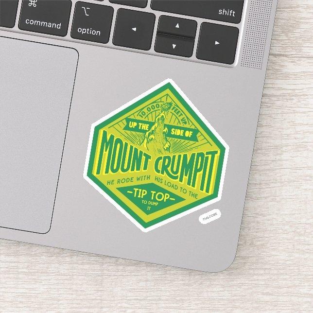 Pegatina El Grinch | Monte Crumpit (Detalle)