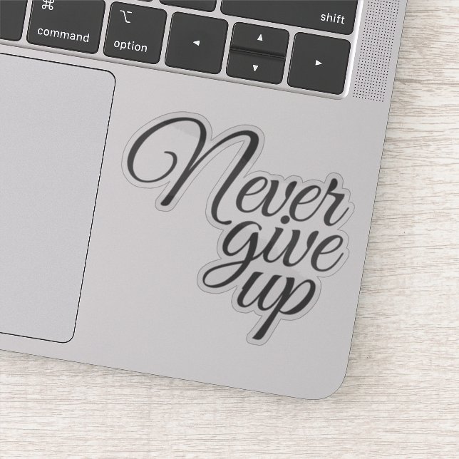 Pegatina El guión elegante nunca deja de ser motivacional (Detalle)