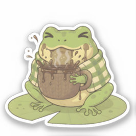 Pegatina El hábito de Zochi extraña la taza