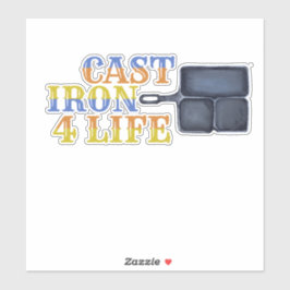 Pegatina El hierro fundido para la vida