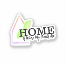 El hogar neón es donde mis plantas son hoja