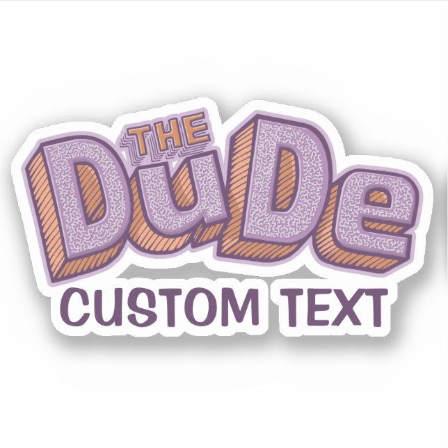 Pegatina El Hombre (Anverso)