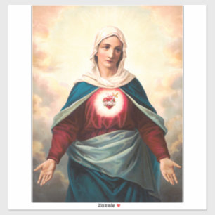 Pegatina El Inmaculado Corazón de María