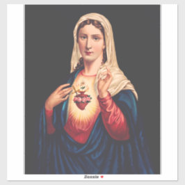 Pegatina El Inmaculado Corazón de María