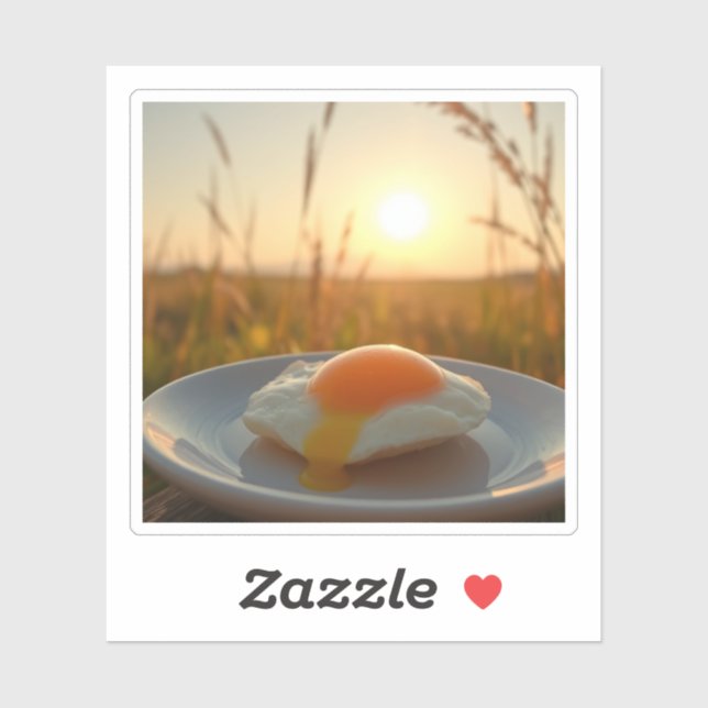 Pegatina El lado soleado hacia arriba (Hoja)